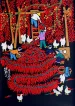 Red Hot Chili Peppers Chinese Folk Art Painting