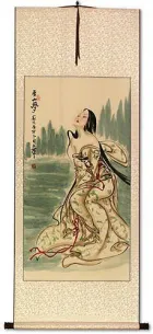 Wu Mountain Dreams - Beautiful Woman - Chinese Scroll