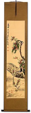 Spring Melody - Bird and Flowers - Chinese Wall Scroll
