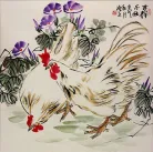 Asian Chicken Painting