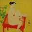 Hanging Out in the Nude<br>Modern Art Asian Painting