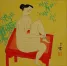 Hanging Out in the Nude Modern Art Asian Painting