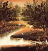 Auspicious Crane Song Announces Autumn  Landscape Painting