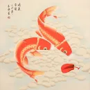 Big Koi Fish Asian Art