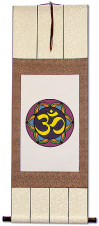 Om Symbol - Hindu / Buddhist Wall Scroll