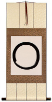 Enso - Buddhist Circle Calligraphy - Wall Scroll