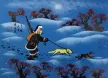 Winter Hunt<br>Chinese Folk Art Painting