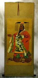 God Qin Qiong - Wall Scroll