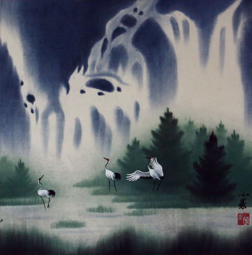 Song of the Spring Waters - Asian Landscape Painting