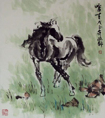 Proud Steed - Chinese Horse Painting