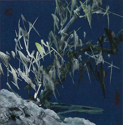 Frosty Bamboo at Dawn - Chinese Painting