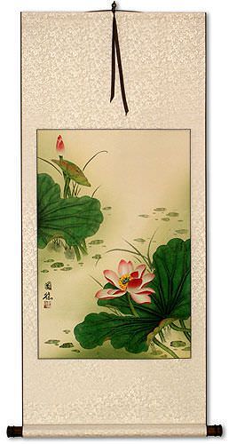 Lotus Flower Wall Scroll