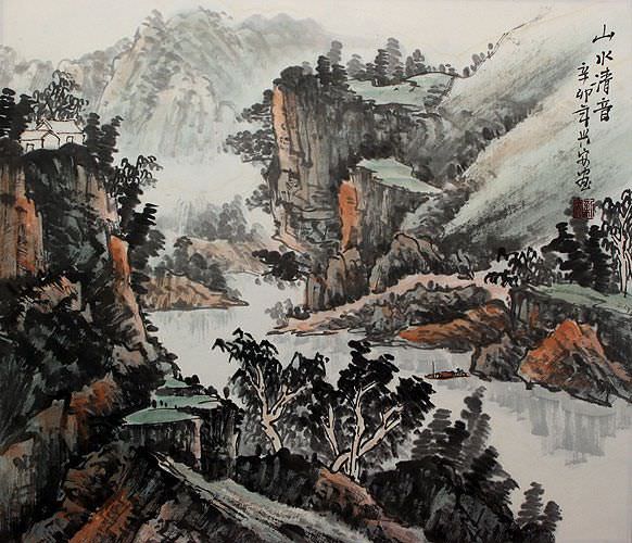 Landscape of China Painting