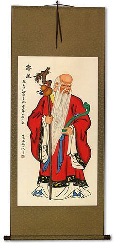 Saint of Longevity Wall Scroll