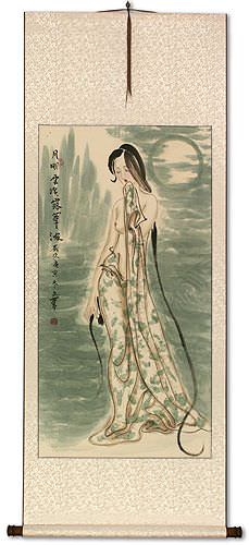 Beautiful Woman of China Wall Scroll