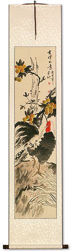 Rooster Wall Scroll