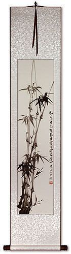 Chinese Bamboo Wall Scroll