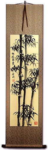 Safe and Sound Bamboo Wall Scroll