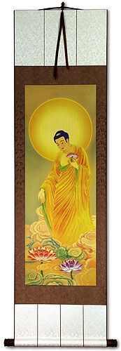 Buddhist Deity Print - Buddha Repro - Wall Scroll