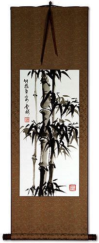 Safe and Sound Bamboo Wall Scroll