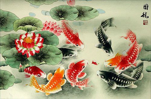 Koi Fish Painting