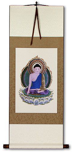 Buddha Print - Wall Scroll