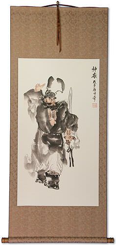 Zhong Kui - Ghost Warrior Wall Scroll
