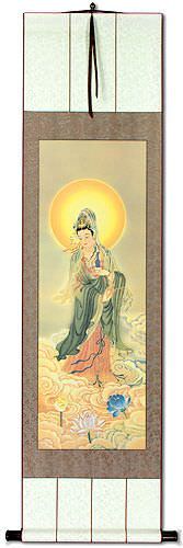 Buddhist Deity Print - Buddha Repro - Wall Scroll