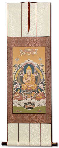 Tibetan Buddha Print - Wall Scroll