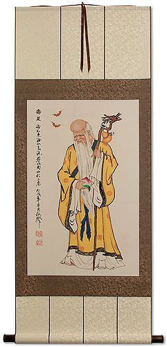 Longevity Saint Asian Scroll