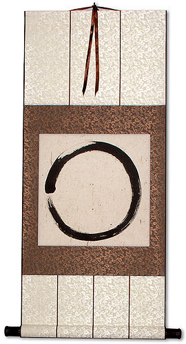 Enso Zen Circle Wall Scroll