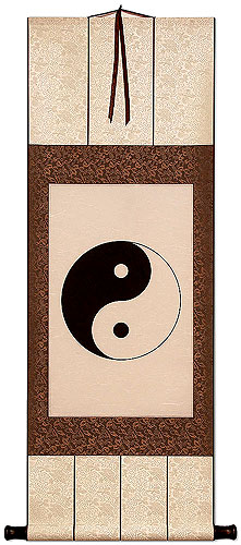 Yin Yang Symbol - Long Wall Scroll