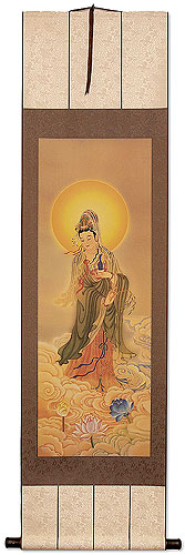 Avalokitesvara Guanyin Buddha Print - Wall Scroll