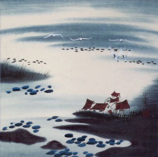 Memories of South China - Asian Watercolor Painting