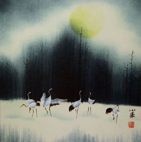 Sunrise / Daybreak - Asian Art Painting