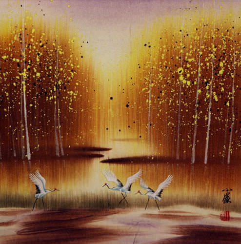 When Three Meet, One Becomes Teacher - Asian Art Painting