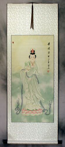 Guanyin / Kuan Yin / Kannon - Wall Scroll