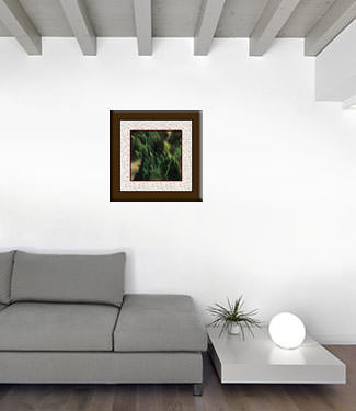 Bamboo Mist - Chinese Painting living room view