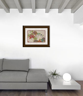 Jiang Feng's Abstract Asian Art living room view