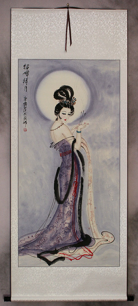 Diao Chan - Famous Beauty of China Wall Scroll