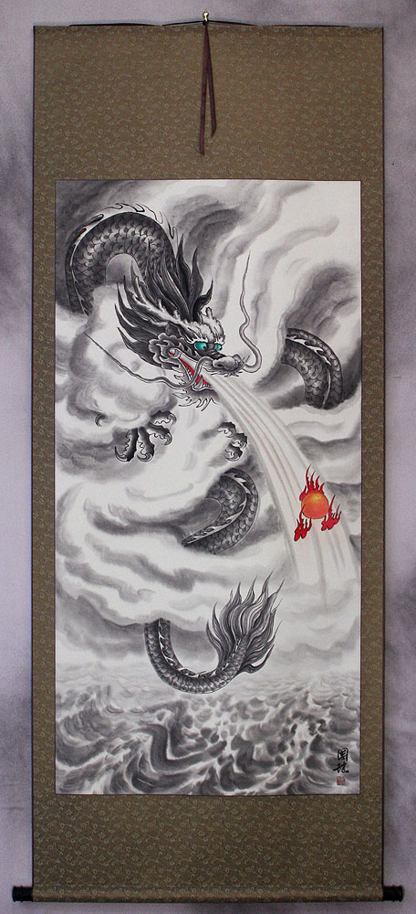 Really Big Dragon Wall Scroll
