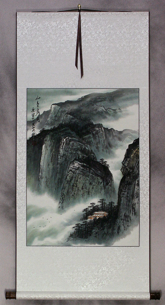 Beauty of the Mountain Colors - Landscape Wall Scroll