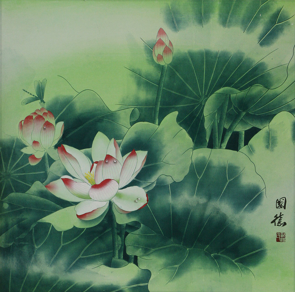 Lotus Flower Painting - Chinese Artwork