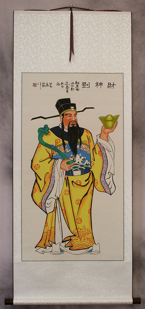 Good Fortune / Prosperity Saint Wall Scroll