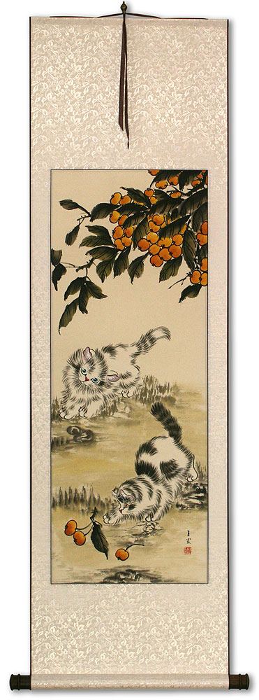 Kittens Wall Scroll