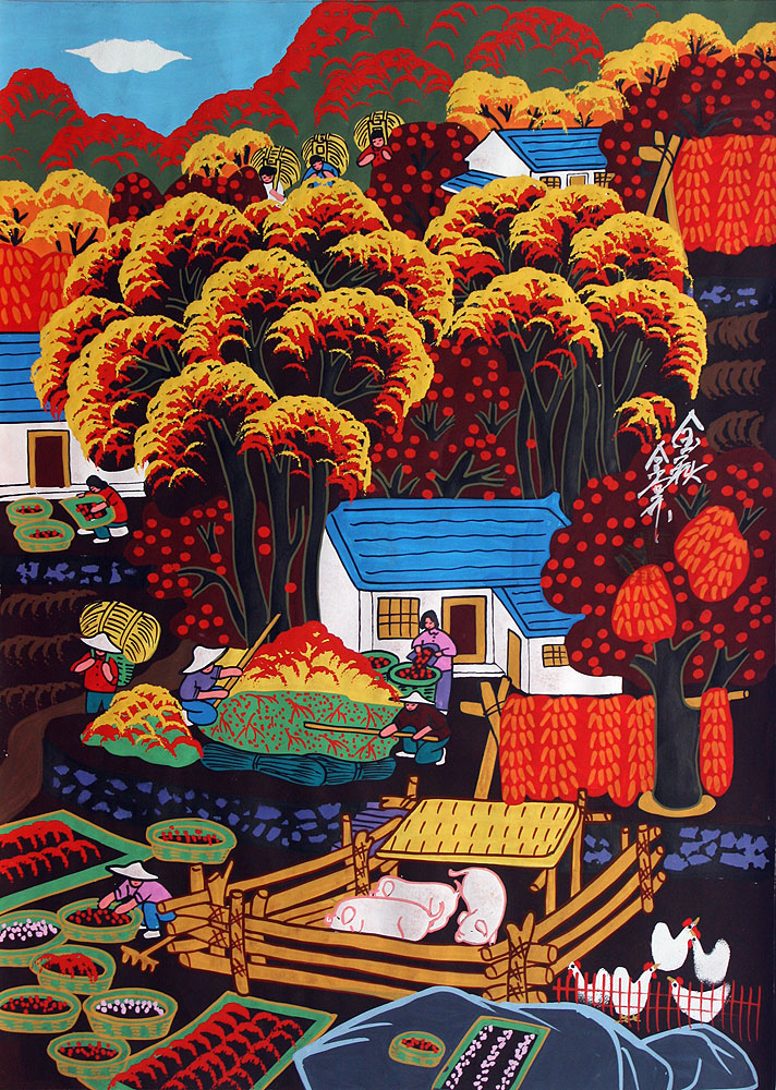 Golden Autumn - South China Peasant Art