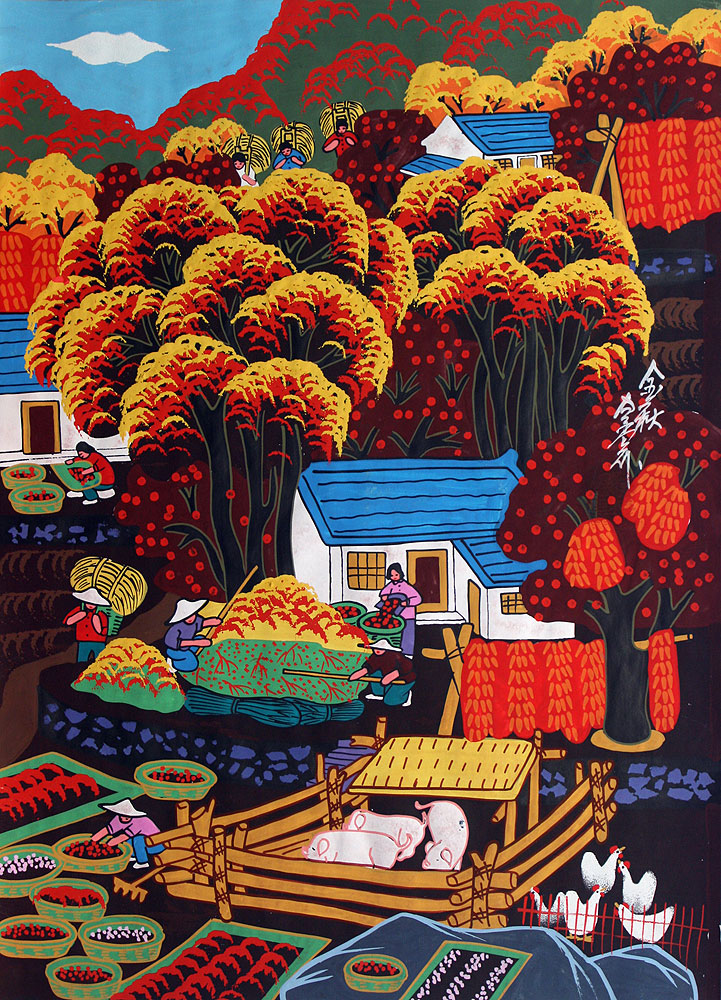 Golden Autumn - South China Peasant Art