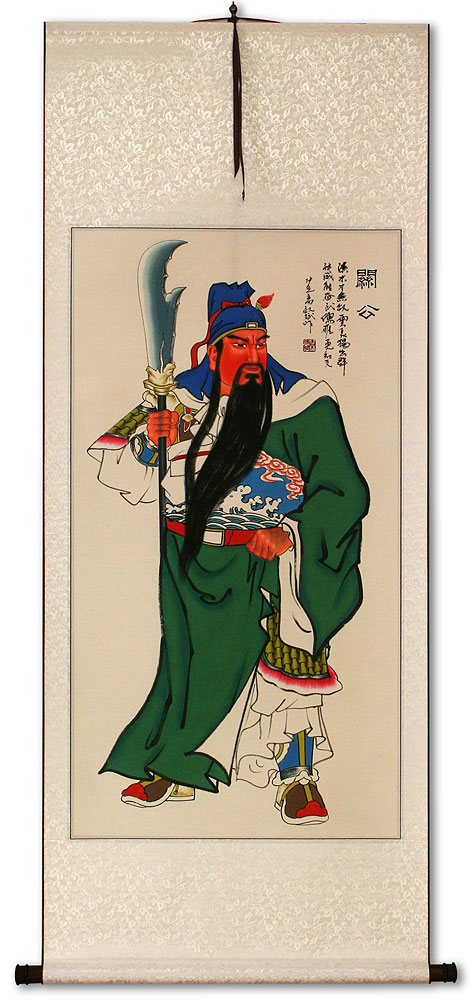 Guan Gong Warrior Saint Wall Scroll