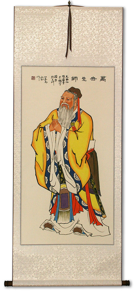 Old Confucius Wall Scroll