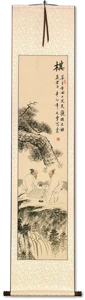 Chinese Weiqi Chess - Wall Scroll